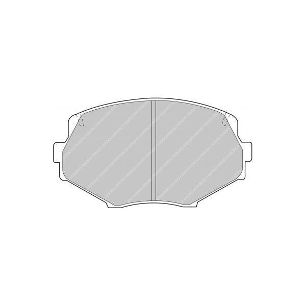 Bremsbeläge Ferodo DS2500 vor Mazda MX5 - F-CP1011H - FCP1011H - 3661768067581