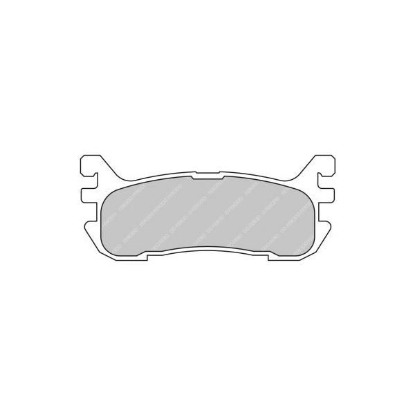 Bremsbeläge Ferodo DS2500 vor Mazda MX5 - F-CP1012H - FCP1012H - 3661768379059