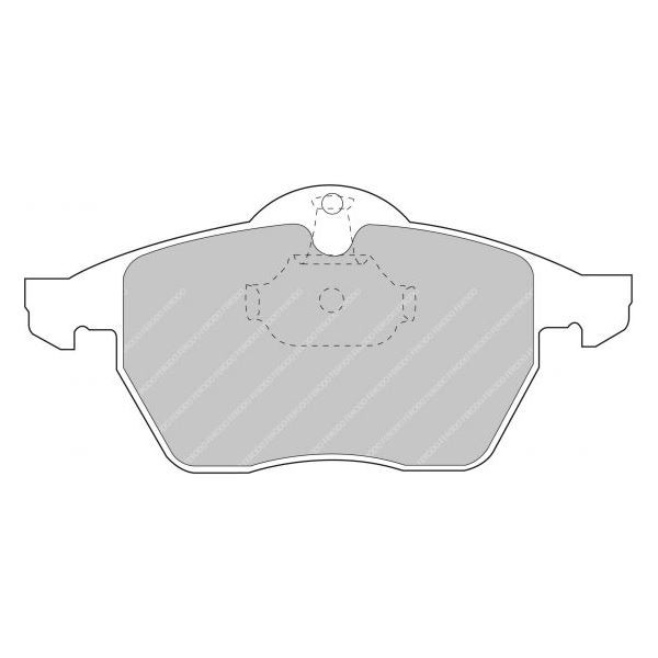 Pastiglie Freno Ferodo DS2500 Anteriore Opel Calibra 2.5 V6 - F-CP1068H - FCP1068H - 3661768067710