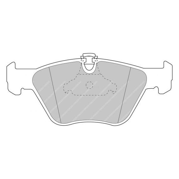 Bremsbeläge Ferodo DS2500 Avant BMW E46 330 - F-CP1073H - FCP1073H - 3661768323458