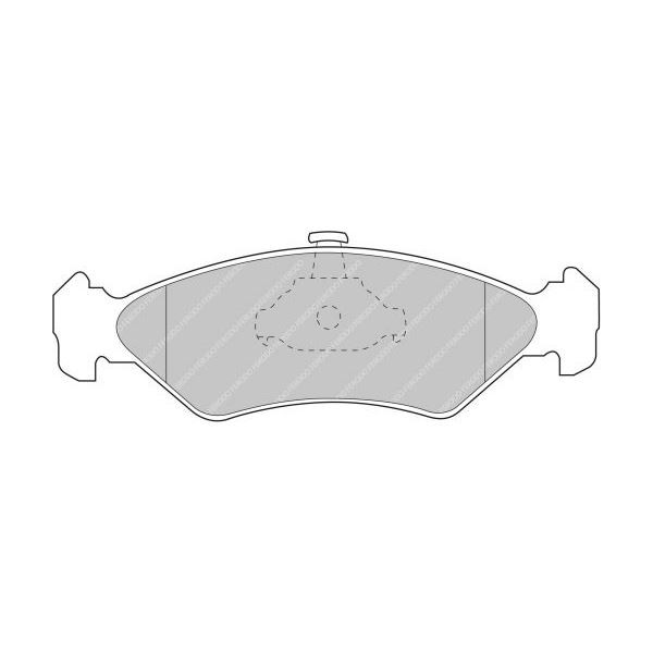 Pastiglie Freno Ferodo DS2500 Anteriore Ford Fiesta 1.2 16V - F-CP1082H - FCP1082H - 3661768067741