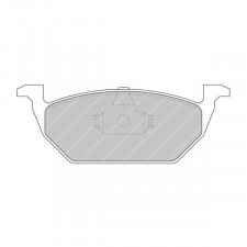 Plaquettes de frein Ferodo DS2500 avant pour AUDI A1 1.2 TFSI 05.10 -  étrier ATE