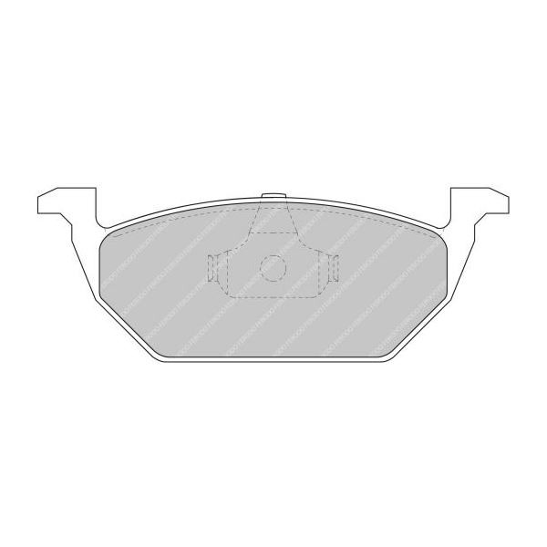 Pastiglie Freno Ferodo DS2500 Anteriore Volkswagen Golf 4 Salvo GTI - F-CP1094R - FCP1094R - 3661768067772