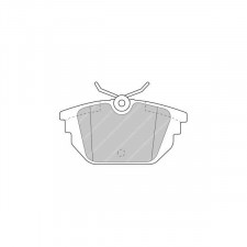 Pastiglie Freno Ferodo DS2500 Posteriore Fiat Bravo / Marea Lancia Delta