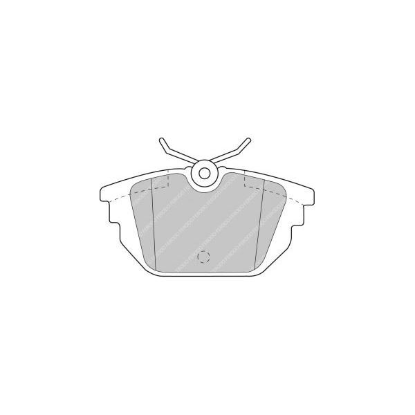 Bremsbeläge Ferodo DS2500 Hinten Fiat Bravo / Marea Lancia Delta - F-CP1113H - FCP1113H - 3661768323489