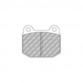 Plaquettes de frein Ferodo DS2500 avant pour ALFA ROMEO Alfetta 2.5 GTV6 01.80 - 12.83 étrier ATE
