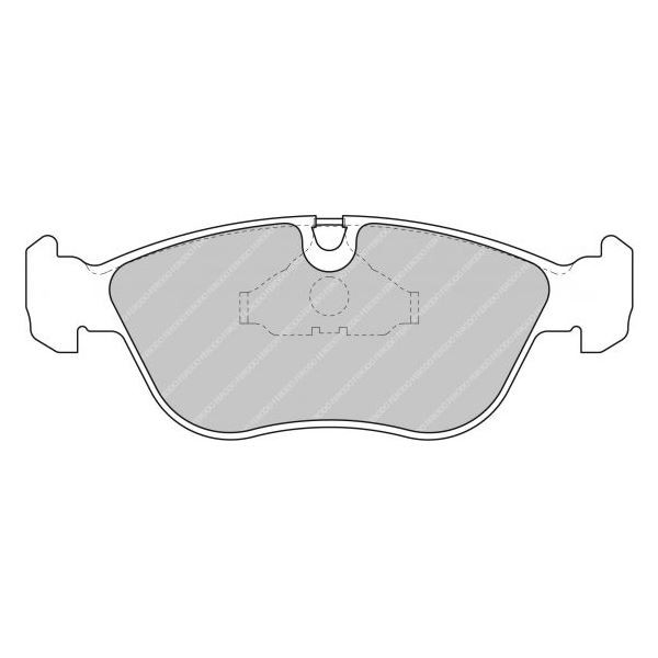 Pastiglie Freno Ferodo DS2500 Anteriore Volvo S70 - F-CP1285R - FCP1285R - 3661768067987