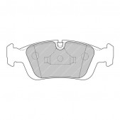 Ferodo DS2500 Front Brake Pads BMW Z4 2.5i/3.0i After 2003