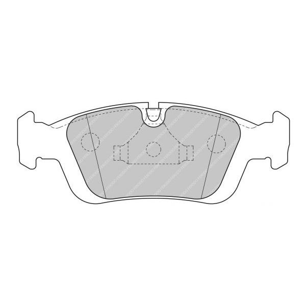 Pastiglie Freno Ferodo DS2500 Anteriore BMW Z4 2.5i/3.0i Dopo il 2003 - F-CP1300H - FCP1300H - 3661768323557