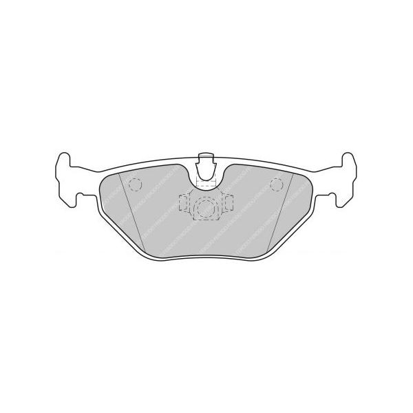 Bremsbeläge Ferodo DS2500 Hinten BMW Z4 2.5i/3.0i nach 2003 - F-CP1301H - FCP1301H - 3661768323564