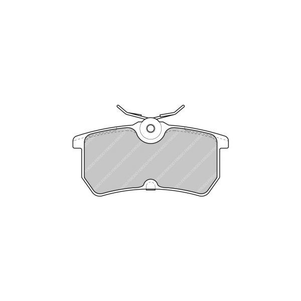 Pastiglie Freno Ferodo DS2500 Posteriore Ford Fiesta ST 2.0 - F-CP1319H - FCP1319H - 3661768323588