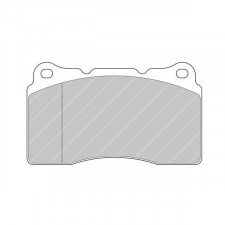 Plaquettes de frein Ferodo DSUNO avant pour Alfa Romeo 147 3.2 GTA 09.03- / Renault Megane 3 2.0 RS/Megane 4 1.8 RS -  étrier Br