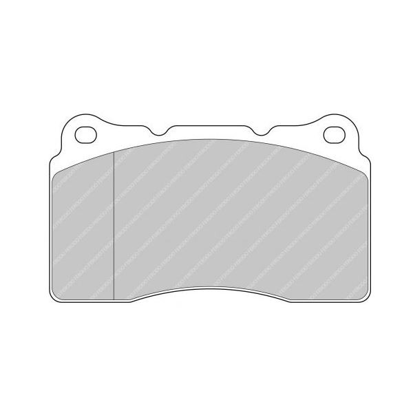 Plaquettes de Frein Ferodo DS2500 Avant Renault Mégane RS3 / Mitsubishi Evo 5 / 6 - F-CP1334Z - FCP1334Z - 3661768433294