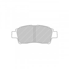Ferodo DS 2500 brake pads front for TOYOTA Vios 1.3 VVTi (AXP41_) 07.02 - 01.08 caliper AKEBONO