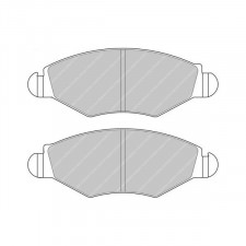 Plaquettes de frein Ferodo DS2500 avant pour CITROEN Saxo 1.6 T4 Trophy 01.00 -  étrier BOSCH
