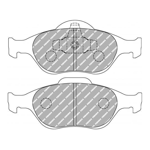Ferodo DS2500 Front Brake Pads Ford Fiesta 5 except ST - F-CP1394H - FCP1394H - 3661768068274
