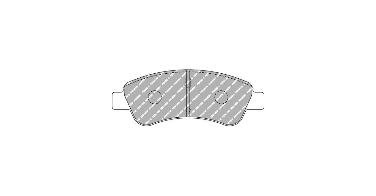 Ferodo DS 2500 brake pads front for Peugeot 206 XS -  caliper BOSCH