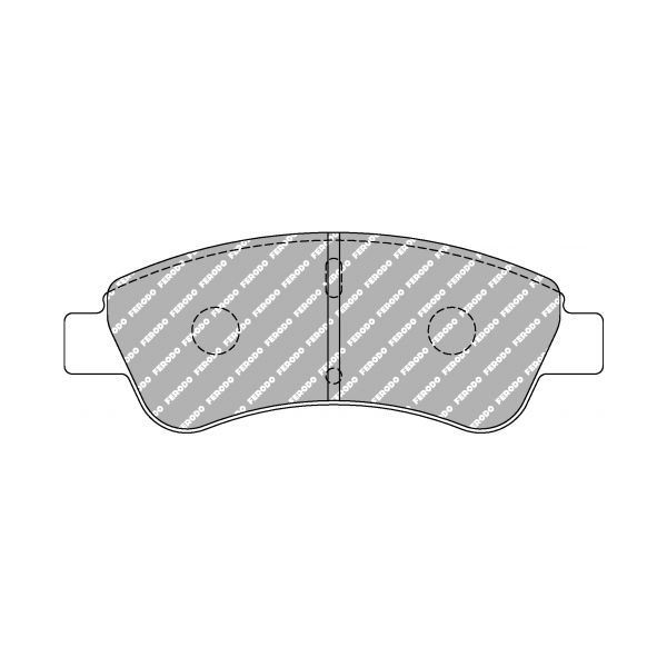 Pastiglie freno Ferodo DS3000 anteriore per CITROEN Berlingo 1.1 i 10.01 -  pinza BOSCH - F-CP1399R - FCP1399R - 3661768068298