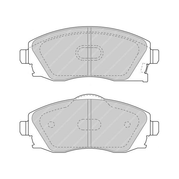 Bremsbeläge Ferodo DS2500 Avant Opel Corsa C 1.3 CDTi - F-CP1424H - FCP1424H - 3661768323625