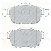 Plaquettes de frein Ferodo DS2500 avant pour RENAULT Twingo 1.6 16V 133Cv 01.10 -  étrier ATE