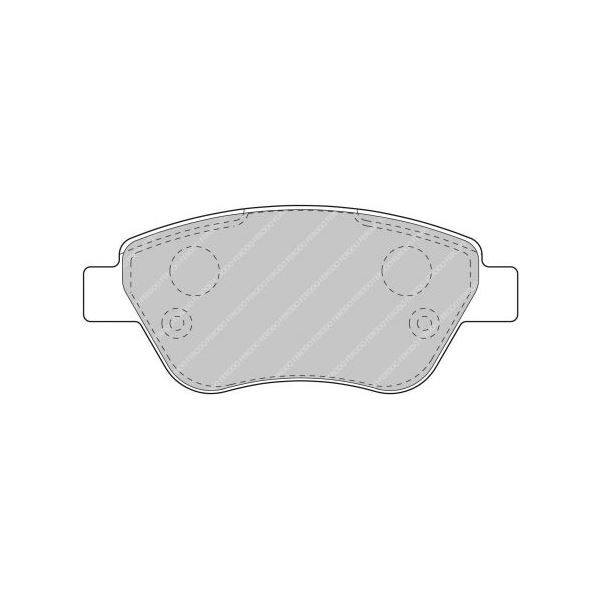 Pastiglie Freno Ferodo DS2500 Anteriore Fiat 1.4 Abarth - F-CP1466H - FCP1466H - 3661768215470