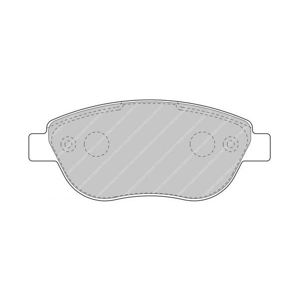 Ferodo DS2500 Front Brake Pads Fiat Stilo / 206 RC - F-CP1467H - FCP1467H - 3661768068342