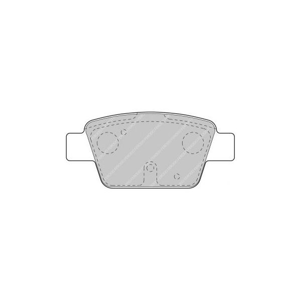 Bremsbeläge Ferodo DS2500 Hinten Fiat Stilo Abarth - F-CP1469H - FCP1469H - 3661768068373
