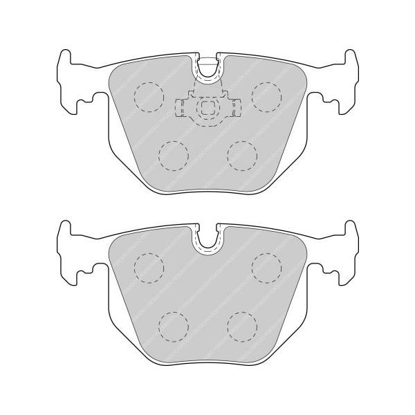 Pastiglie di Freno Ferodo DS2500 Posteriore BMW E38 / E46 / E53 / E83 - F-CP1483H - FCP1483H - 3661768338919