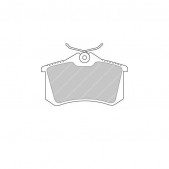 Plaquettes de frein Ferodo DS2500 arrière pour Audi A1 1.2 TFSI 05.10 -  étrier Lucas/TRW