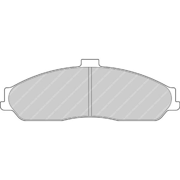 Bremsbeläge Ferodo DS2500 vor Chevrolet Corvette C5-C6 - F-CP1553H - FCP1553H - 3661768309407