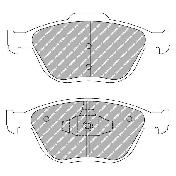 Pastiglie Freno Ferodo DS2500 Anteriore Ford Focus ST 170 2002-2004 - F-CP1568R - FCP1568R - 3661768068441