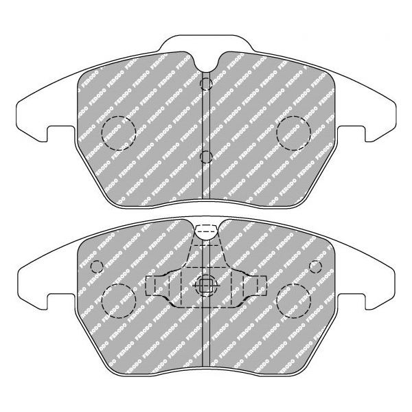 Ferodo DS2500 Front Brake Pads Volkswagen Golf 5 - F-CP1641H - FCP1641H - 3661768323762