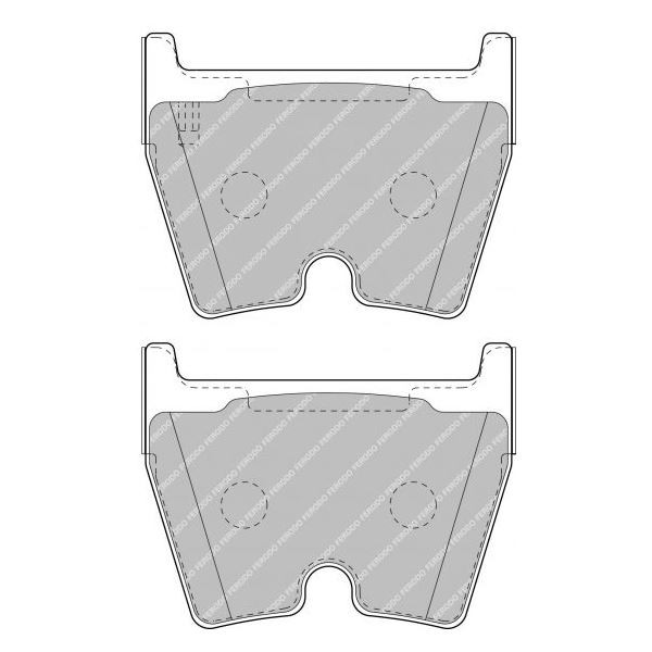 Bremsbeläge Ferodo DS2500 Avant Audi RS6 / Lamborghini Gallardo - F-CP1664H - FCP1664H - 3661768068465