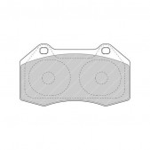Plaquettes de Frein Ferodo DS2500 Avant Renault Megane RS Etrier Brembo