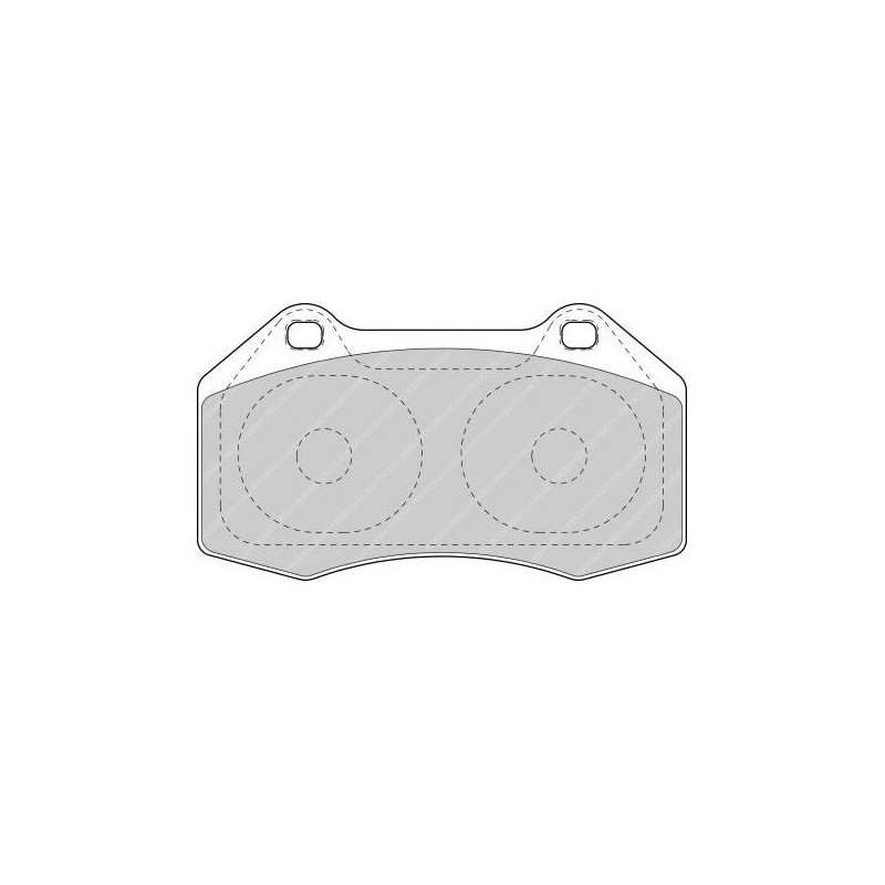 Pastiglie Freno Ferodo DS2500 Anteriore Megane RS Pinza Brembo - F-CP1667Z - FCP1667Z - 3661768393529