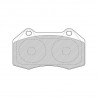 Plaquettes de Frein Ferodo DS2500 Avant Renault Megane RS Etrier Brembo