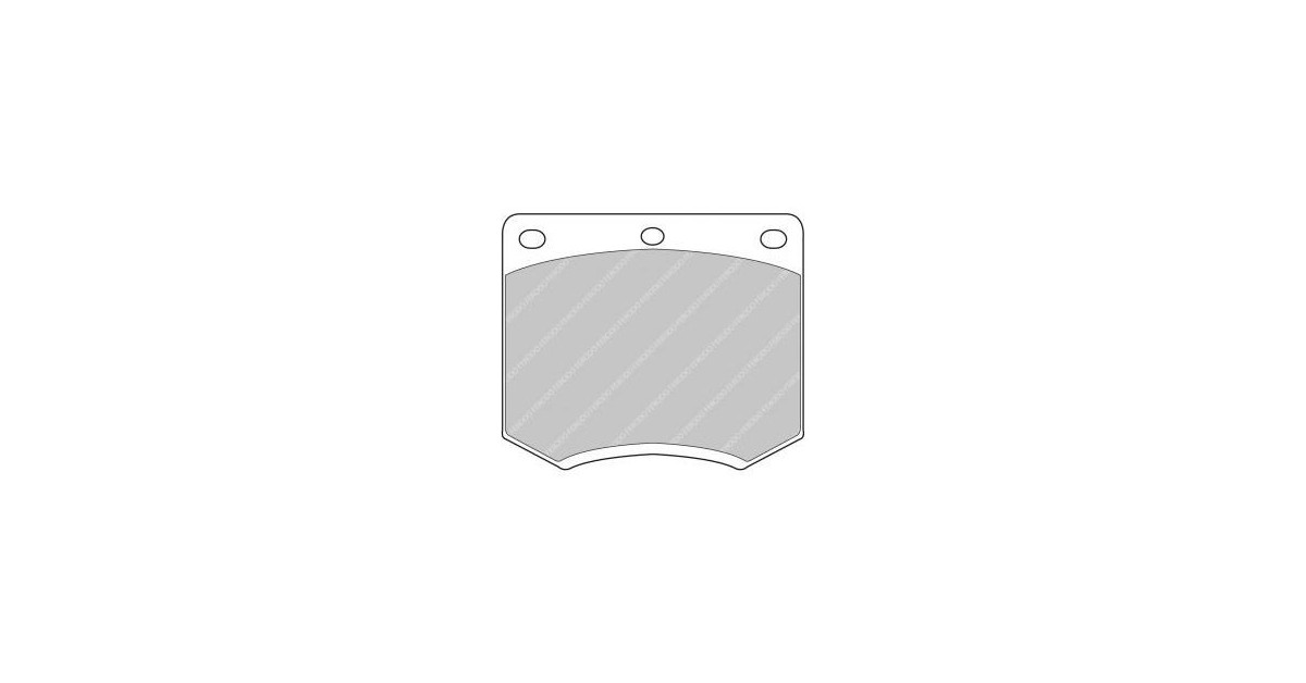 Bremsbeläge Ferodo DS2500 vorne für AC ME 3000 3.0 E,M 01.75 - 12.81 Bremssattel LUCAS/TRW