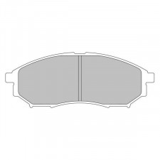 Bremsbeläge Ferodo DS2500 vorne für INFINITI FX 35 11.05 - 12.06 Bremssattel Nr BREMBO