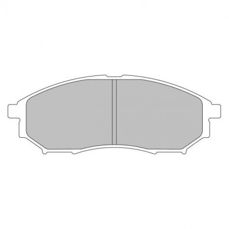 Plaquettes de frein Ferodo DS2500 avant pour INFINITI FX 35 11.05 - 12.06 étrier No BREMBO