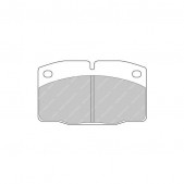 Ferodo DS2500 Front Brake Pads Ford Escort RS / Opel Manta B