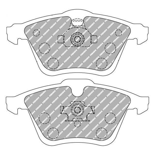 Pastiglie Freno Ferodo DS2500 Volkswagen Golf 5 Gti / R32 - F-CP1765H - FCP1765H - 3661768068526