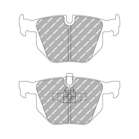 Ferodo DS 2500 brake pads rear for BMW 3 Series 325d 3.0 03.10 -  caliper ATE