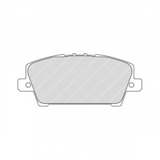 Plaquettes de frein Ferodo DS2500 avant pour HONDA Civic 1.4 01.06 -  étrier SUMITOMO