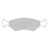 Plaquettes de frein Ferodo DS3000 arrière pour FERRARI 208 2.0 (Turbo) GTB, GTS 16V 01.82 - 12.88 étrier ATE