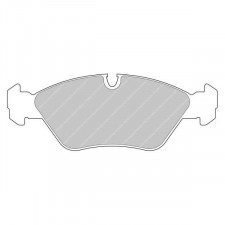 Bremsbeläge Ferodo DS2500 vorne für BMW M3 1.8 16V M3 01.86 - 12.93 Bremssattel ATE