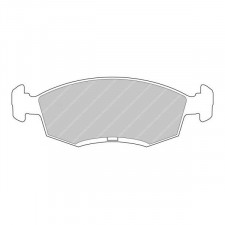 Bremsbeläge Ferodo DS2500 Vorne Ford Escort XR3I 16S Bremsbeläge Ferodo DS2500 Vorne Ford Escort XR3I 16S