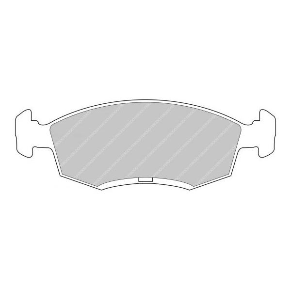 Plaquettes de Frein Ferodo DS2500 Avant Ford Escort XR3I 16S - F-CP276R - FCP276R - 3661768068588