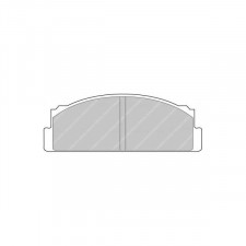 Plaquettes de frein Ferodo DS2500 avant pour AUTOBIANCHI A 111 1.4 08.69 - 11.72 étrier BENDIX