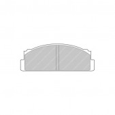 Ferodo DS 2500 brake pads front for AUTOBIANCHI A 111 1.4 08.69 - 11.72 caliper BENDIX