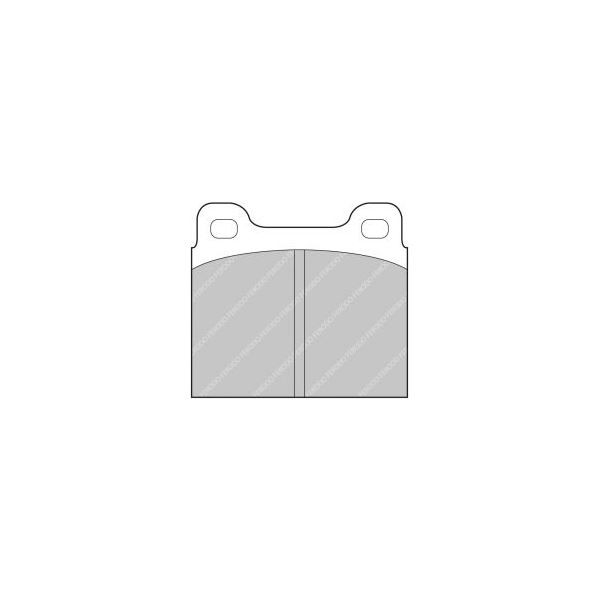 Bremsbeläge Ferodo DS4003 Avant Simca Rallye 2/Alfa Romeo 75 - F-CP2H - FCP2H - 3661768068649